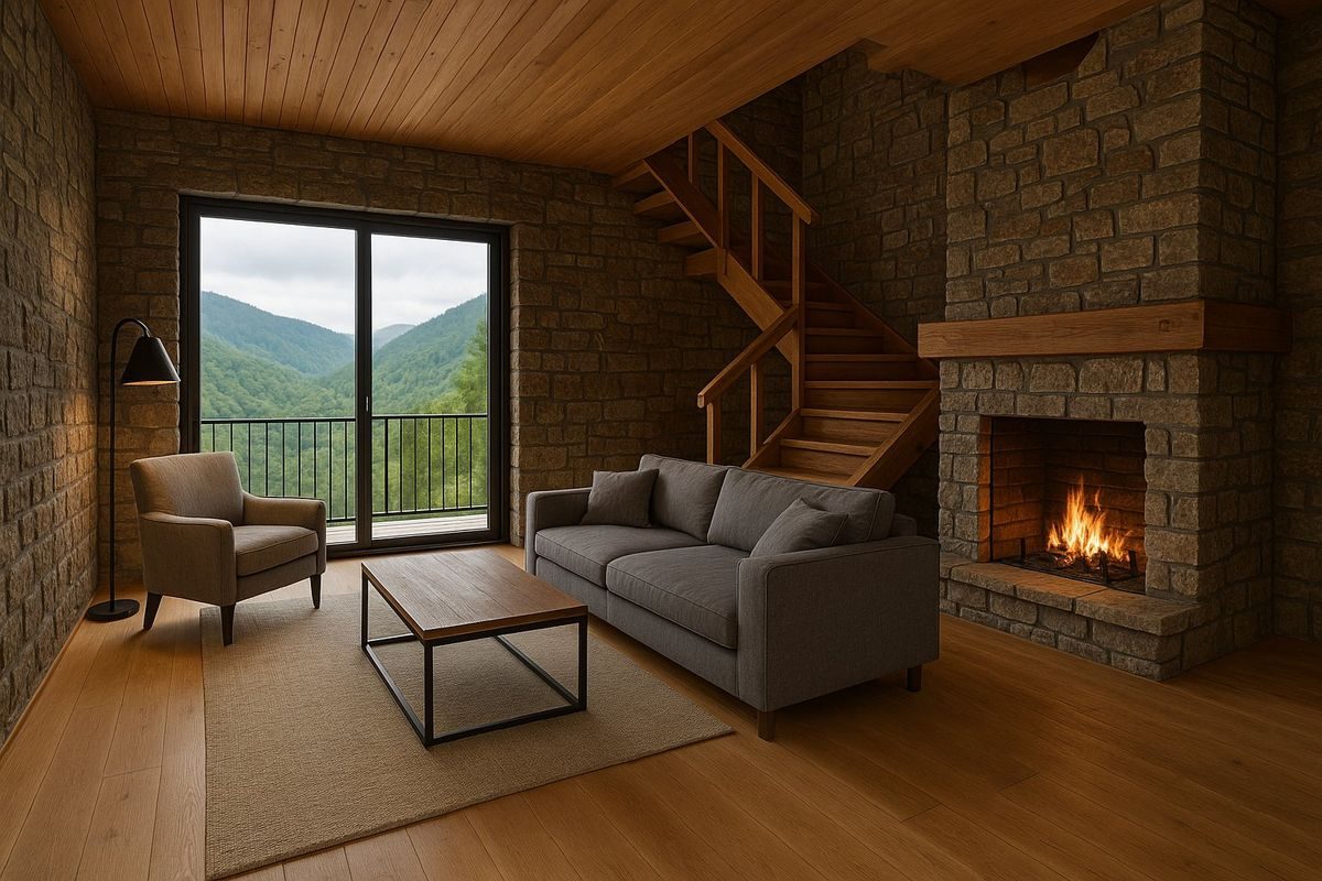 The Ridge House living room